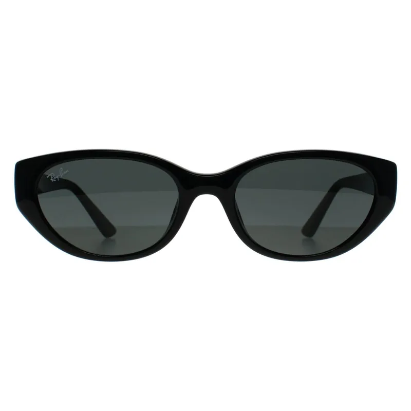 Oval Polished Black Dark Grey RB4457D Bio Based - Ray-Ban