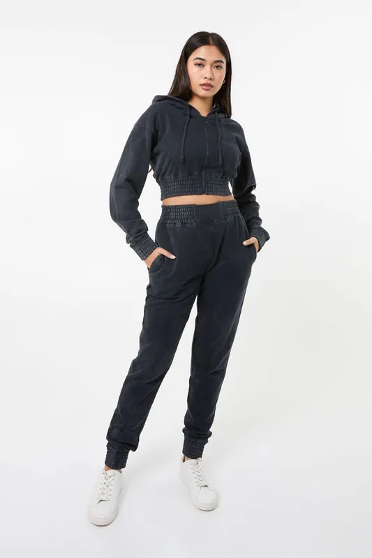 Wash Cuffed Joggers - Pink Vanilla