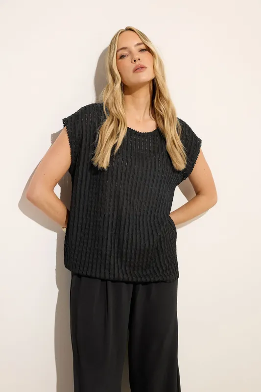 Tall Textured Top - Long Tall Sally