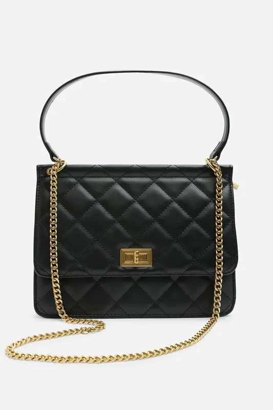 Arisbeth Quilted Cross Body Shoulder Bag - Where's That From
