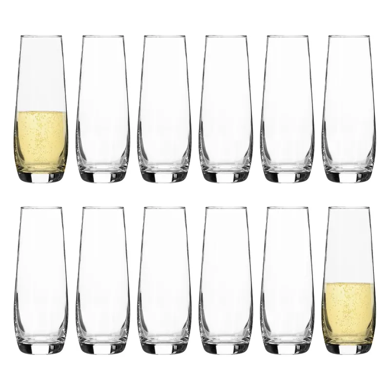 Corto Stemless Champagne Flutes - 230ml - Pack of 12