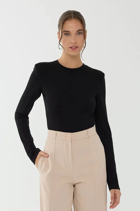 Solid Long Sleeve Bodysuit - Hiccup
