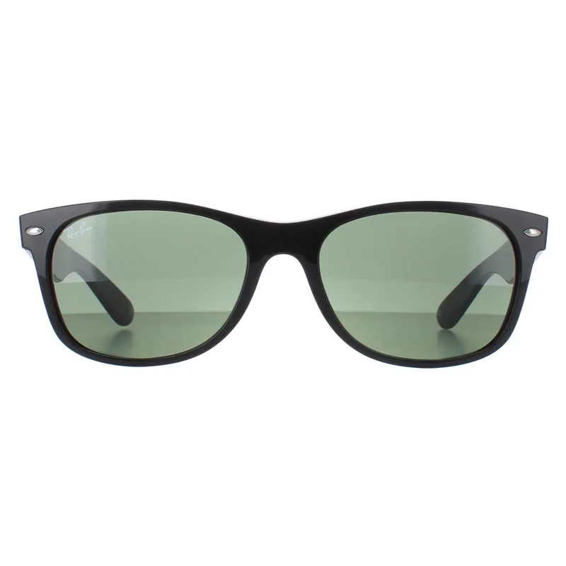 Rectangle Black Green Sunglasses - Ray-Ban
