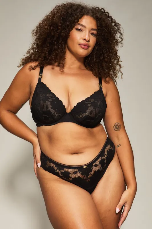 Knickerbox Dolly Lace Non Padded Plunge Bra