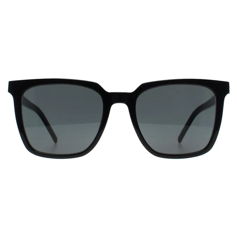 Square Shiny Black Dark Grey SL M146 - Saint Laurent