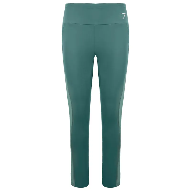 High Rise Fit Green Leggings - Gymshark