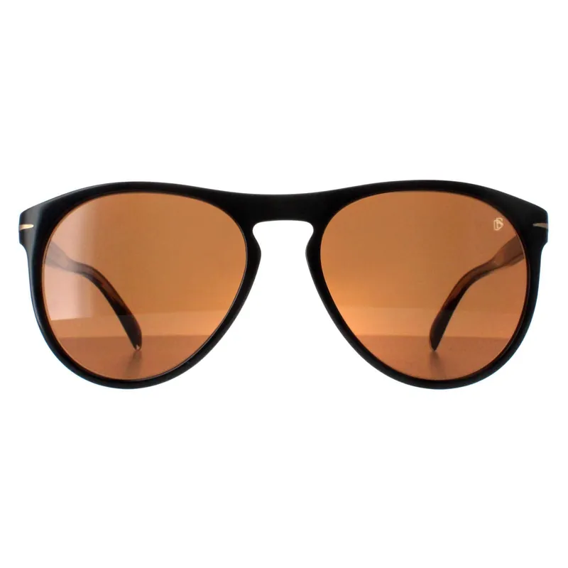 Round Black Brown DB1008/S - David Beckham