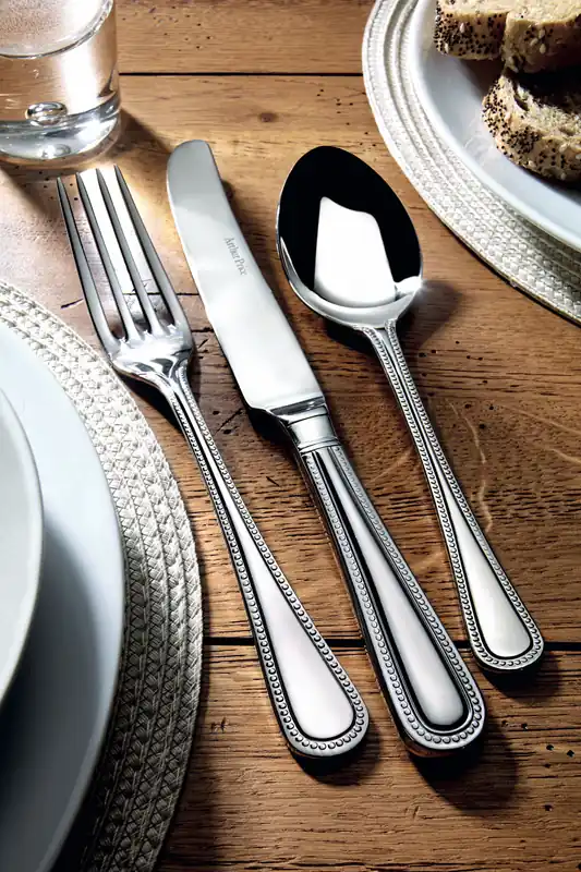 'Bead' Stainless Steel 7 Piece Cutlery Place Setting - Arthur Price