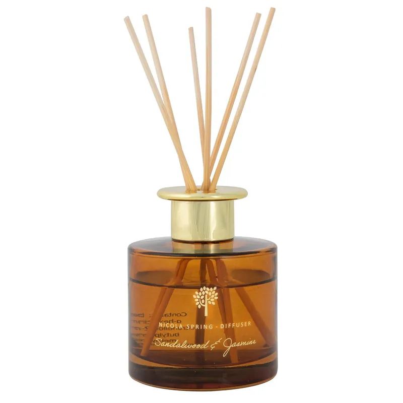200ml Sandalwood & Jasmine Reed Diffuser - Sweet Creamy Relaxing Scent