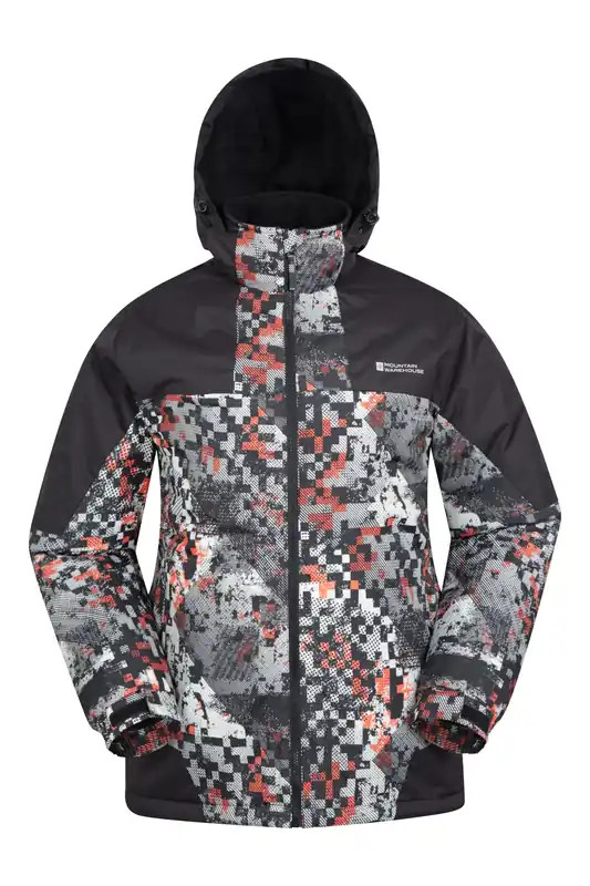 Shadow II' Snowproof Water Resistant Insulated Printed Ski Jacket - Mountain Warehouse