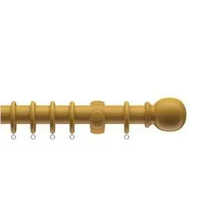 Complete Wooden Curtain Pole Set - New Edge Blinds