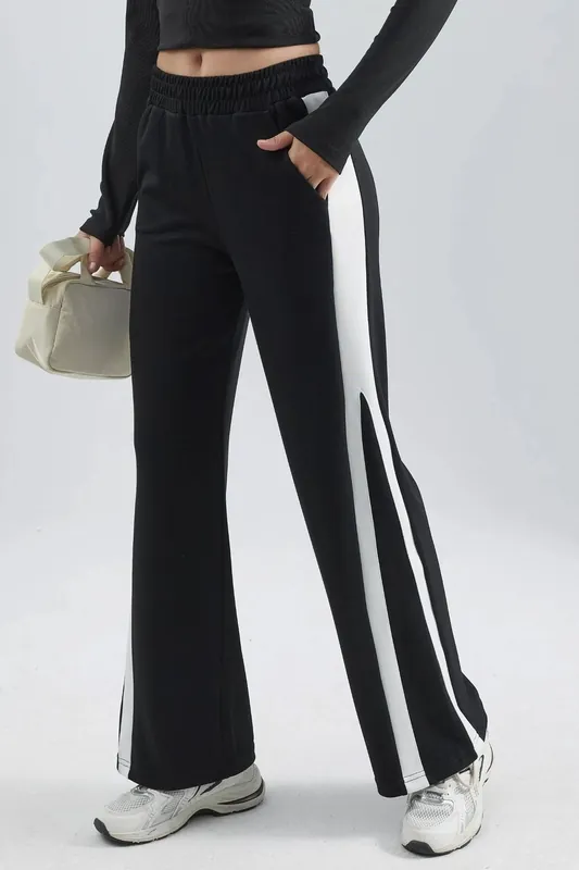 Modal Touch Contrast Detail Pants - Hiccup