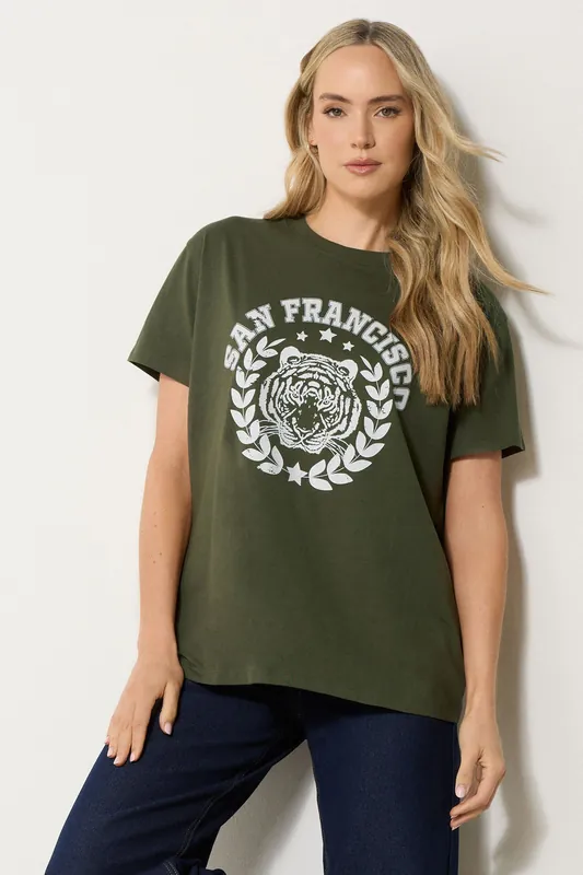 Tall 'San Francisco' Slogan T-Shirt