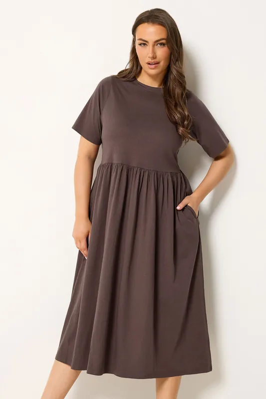 Throw On Smock Dress - Yours