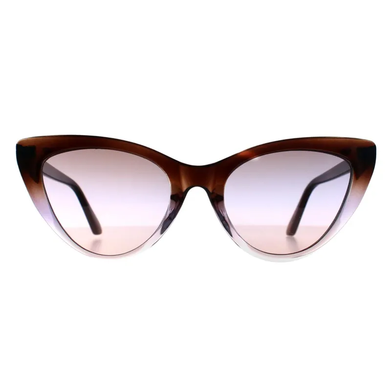 Cat Eye Brown Purple Fade Gradient Smoke GF6147 - Guess