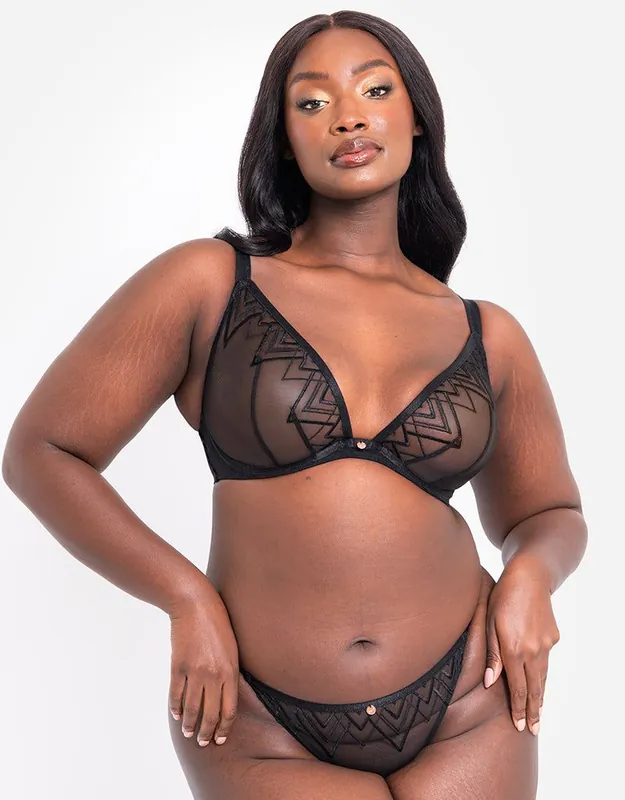 VoltagePlunge Bra Underwired Lingerie - Scantilly