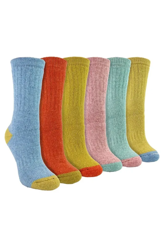 6 Pairs Alpaca Lounge Socks For Bed - Sock Snob