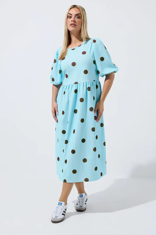 Polka Dot Maxi Dress - Yours