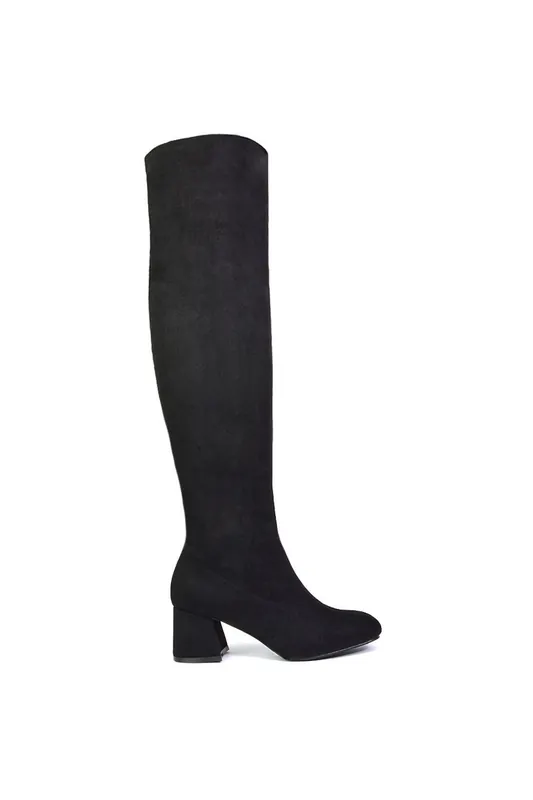 Emmett' Over The Knee High Boots - XY London