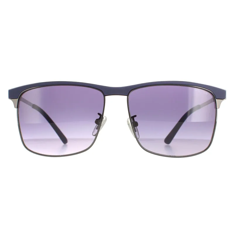 Rectangle Matte Blue Gunmetal Blue Gradient SPL570N Crossover 2 - Police
