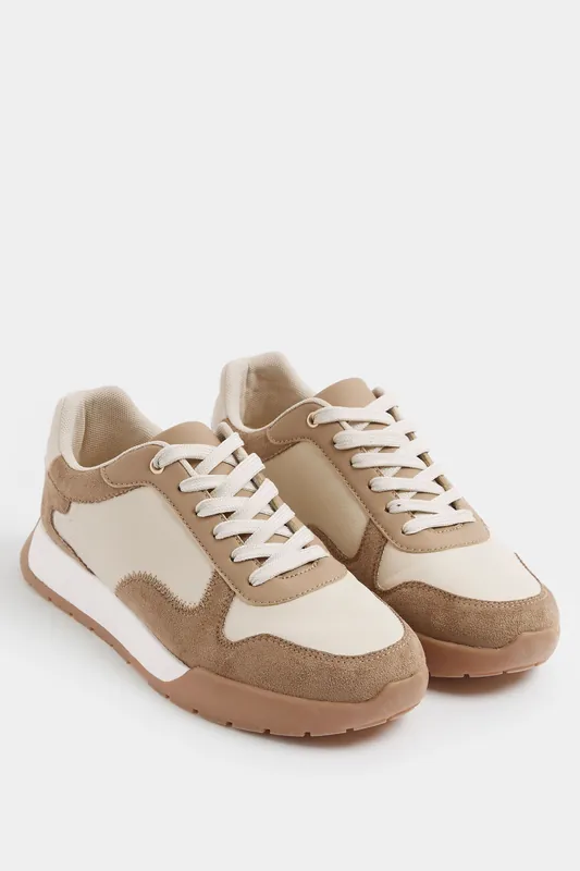 Panelled Runner Trainers In Extra Wide EEE Fit - Yours