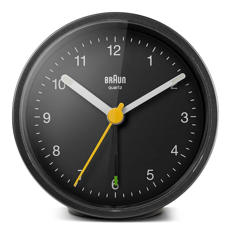 Classic Analogue Alarm Clock - Braun