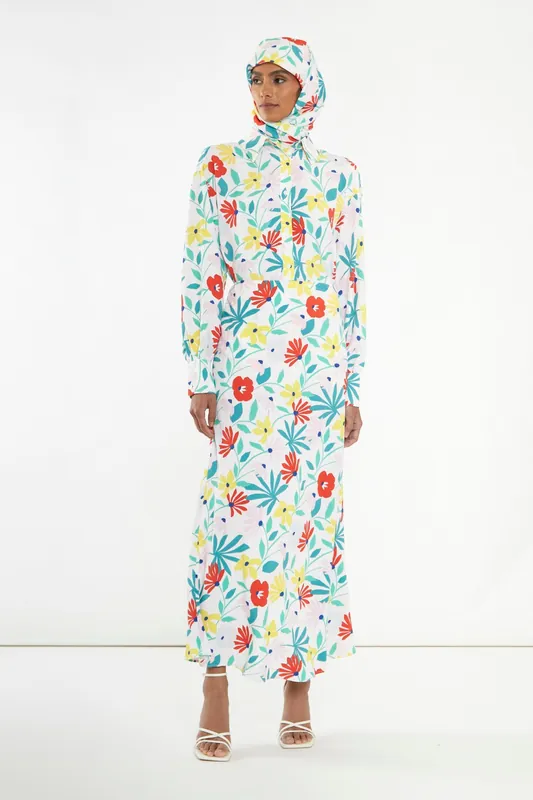 Bias Cut Maxi Skirt - Shnoo