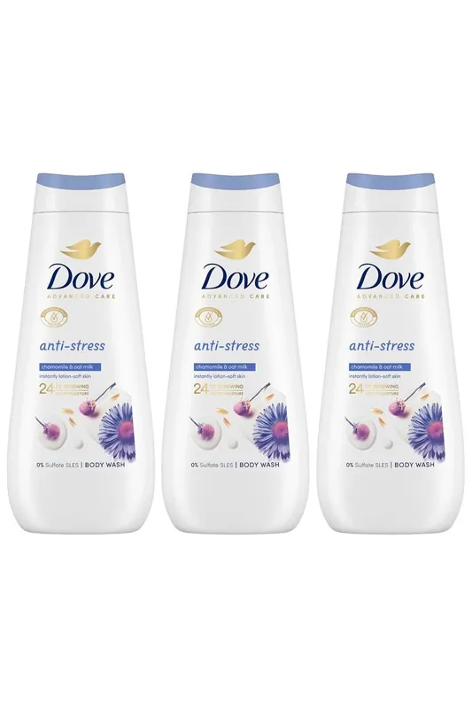 'Body Wash' Anti-Stress for 24H Renewing Micromoisture, 3x 400ml
