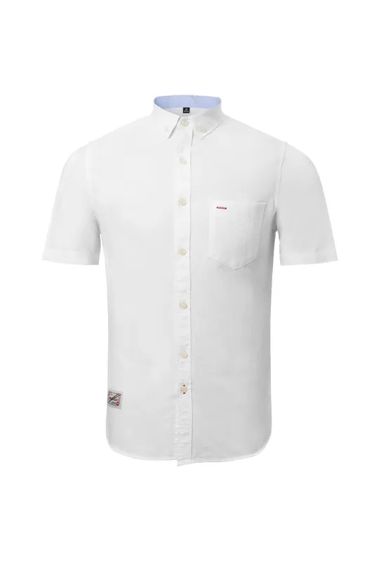 Casual Button-Down Shirt with Chest Pocket