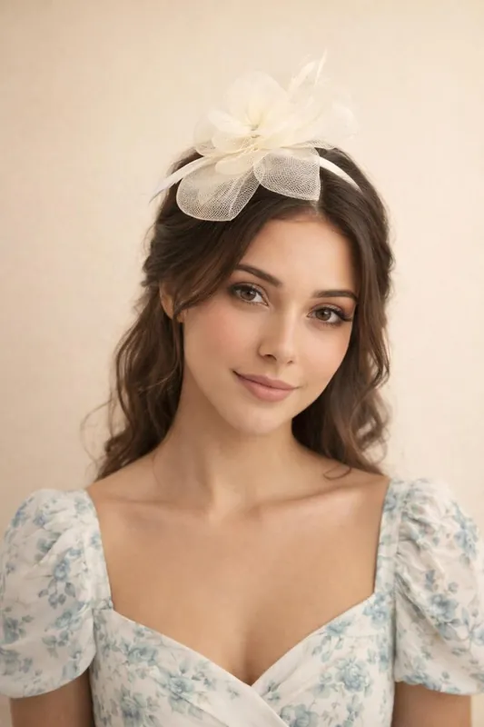 Rosette Bow Fascinator - SVNX