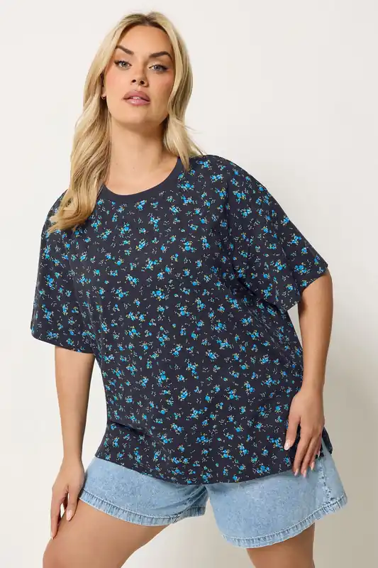 Ditsy Floral Boxy T-Shirt