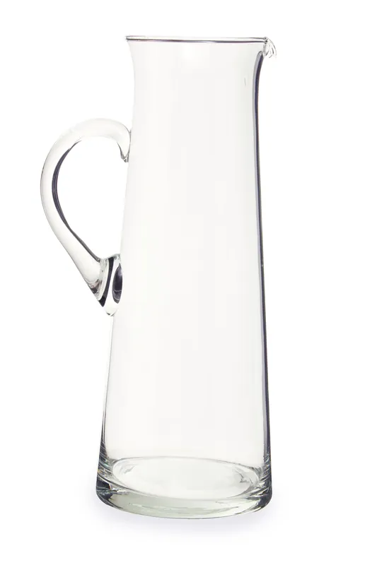 Elegant Clear Glass Pitcher, Spacious Pitcher Jug For Dining Table, Refined Design Clear Pitcher For Dinner - Orsina