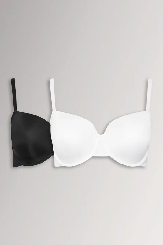 2 Pack Moulded T-Shirt Bras