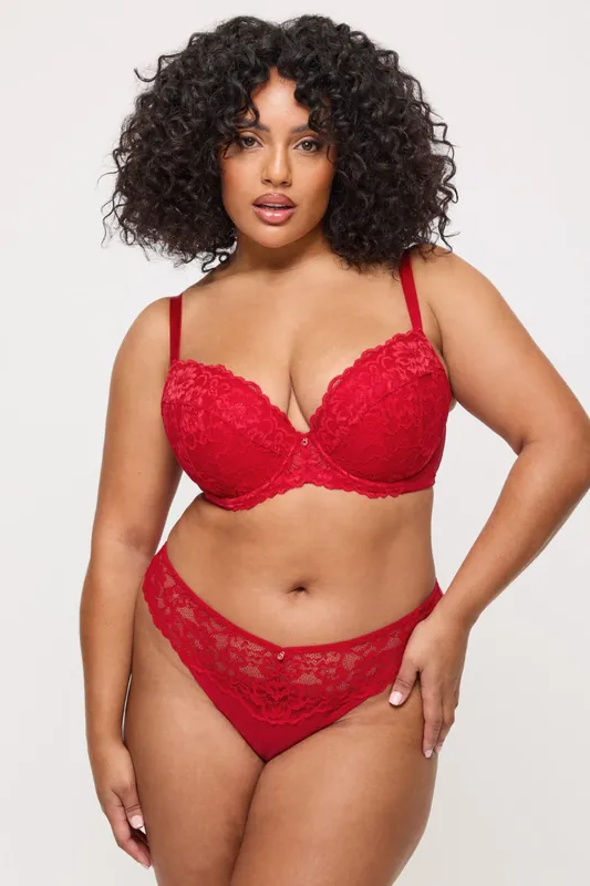 Sexy Lace Padded Plunge Bra - Ann Summers