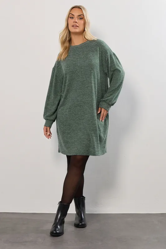 Soft Touch Jumper Dress - Yours