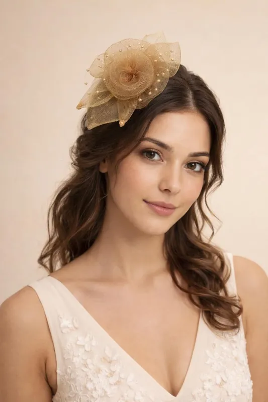 Rosette Fascinator & Brooch - SVNX