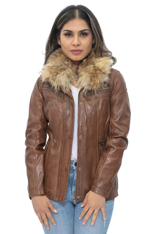 Leather Parker Jacket-Arvada