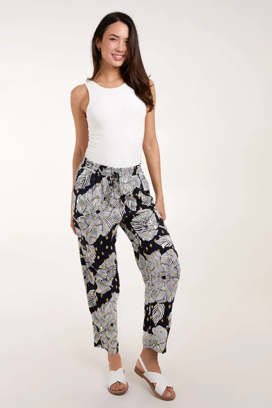 Printed Trousers - Blue Vanilla