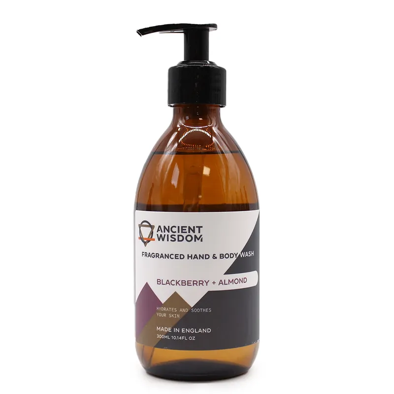 Blackberry & Almond Hand & Body Wash 300ml - KDMD