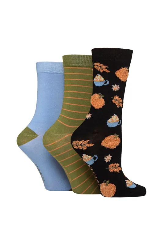3 Pair Bamboo Feather Socks - SOCKSHOP