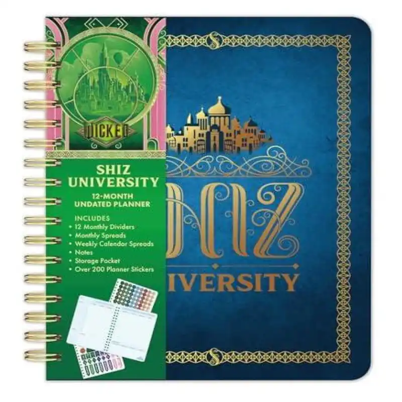 Wicked: Shiz University 12-Month Undated Planner Spiral bound Book