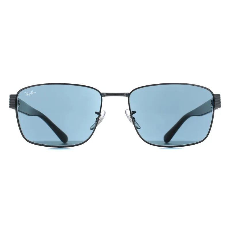 Rectangle Gunmetal Havana Grey Blue RB3750 - Ray-Ban