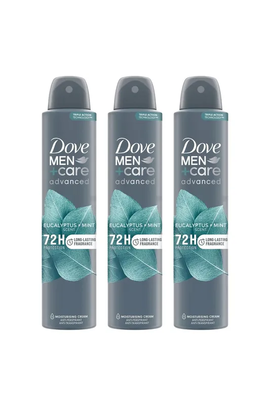 Men+Care 'AntiPerspirant' Deo Spray Eucalyptus+Mint,3x200ml - Dove