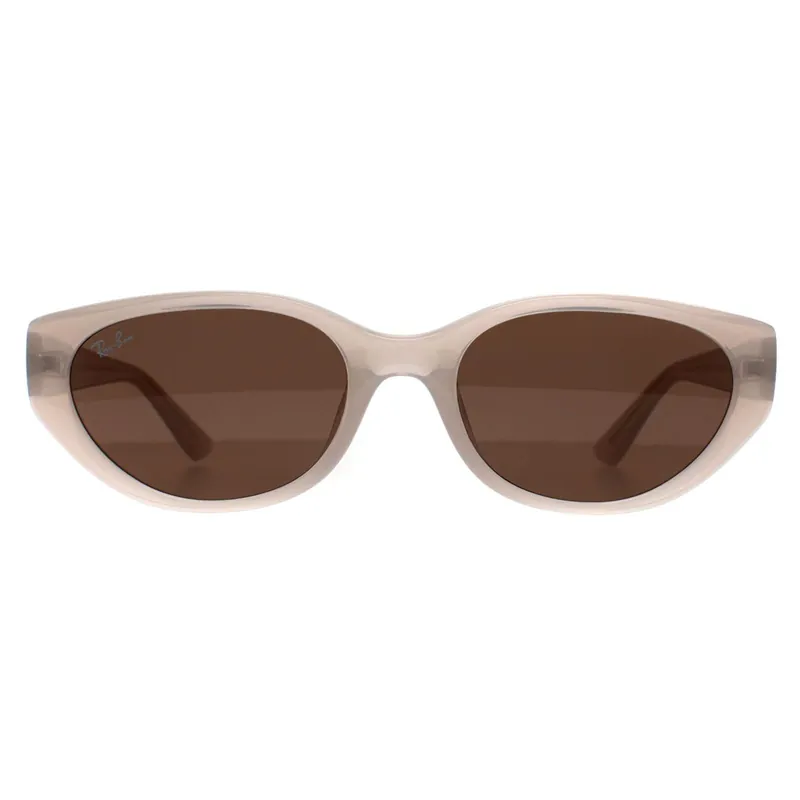Oval Polished Opal Beige Dark Brown RB4457D Bio Based - Ray-Ban