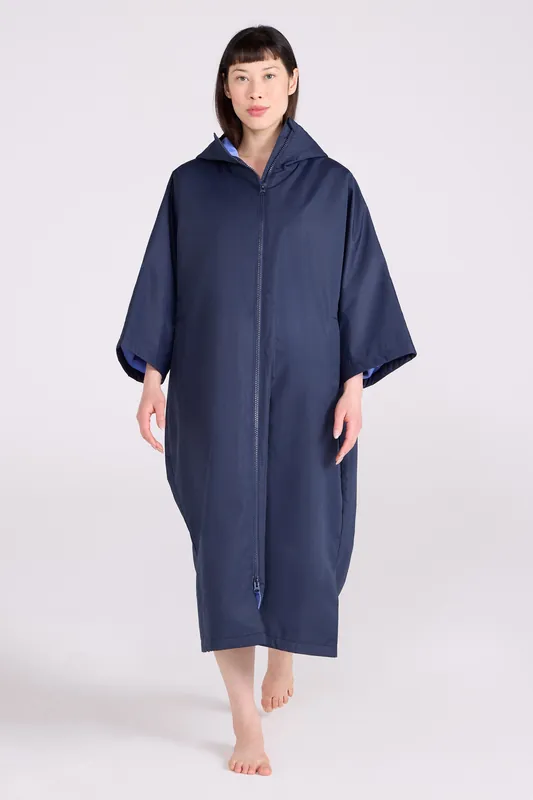 Coastline' Water Resistant Adjustable Hood Long Length Changing Robe - Mountain Warehouse