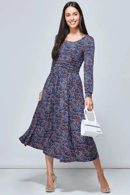 Veeksha Long Sleeved Maxi Dress - Jolie Moi