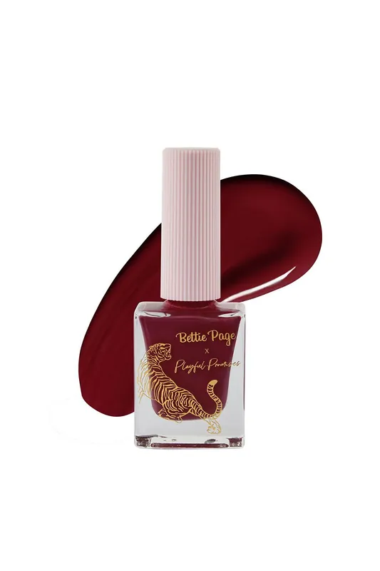 Bettie Page Cherry Red Long Lasting Nail Polish - Bettie Page Lingerie