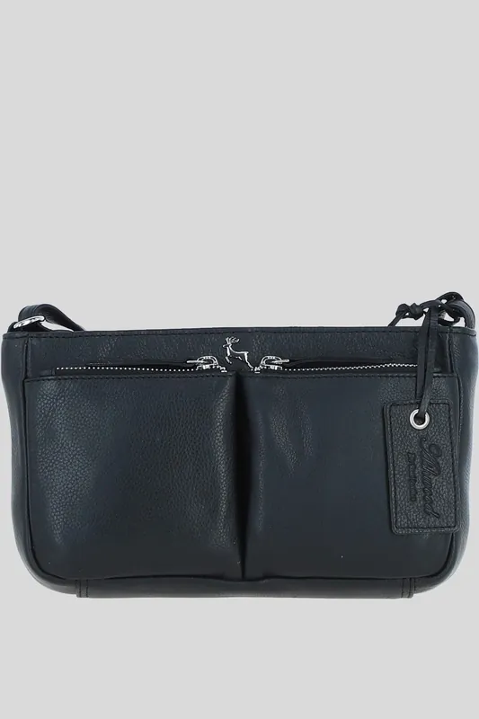 'Iverness' Real Leather Crossbody Bag - Ashwood Leather