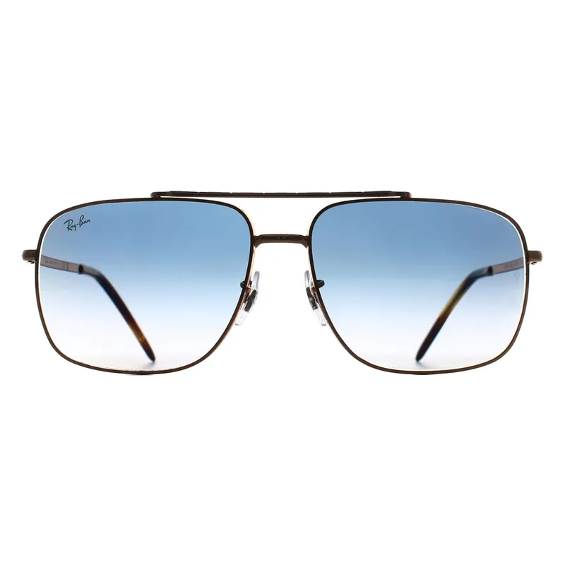 Rectangle Rose Gold Blue Gradient RB3796 - Ray-Ban