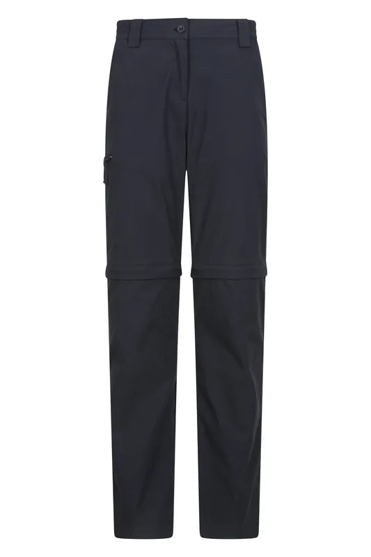 Hiker Stretch' Zip Off UV Protection Comfy Trousers - Mountain Warehouse